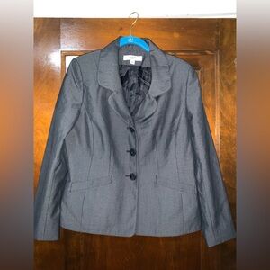 Le Suit Charcoal Women's Blazer